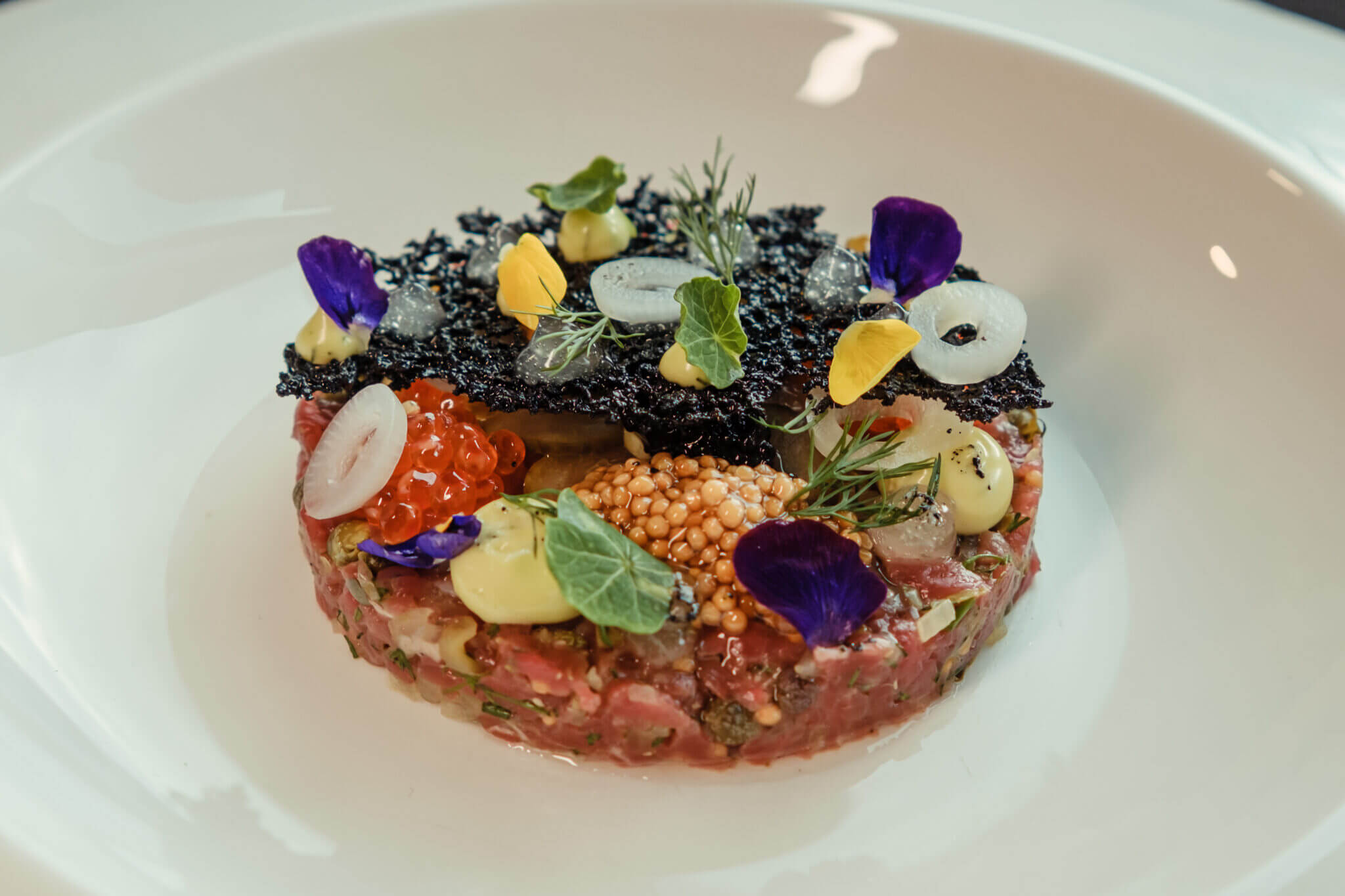 Aussie Lamb Rump Tartare and Pickes(2)